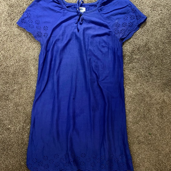 Old Navy- small blue dress - cut outs on dress - Picture 2 of 5